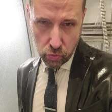 zave66: Fully Suited Shower Play