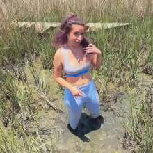 Messy Temptress: Get Muddy With Me!  Pants Filling + JOI in Gym Clothes