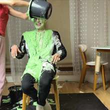 Your Wet Cat: He Laughed at the Rules  Then Got Pied and Slimed on Cam