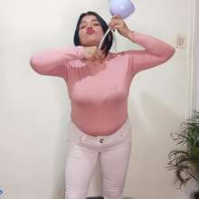 Hikari-Studio-Wam: Hikari Fills Her Outfit with a Lot of Slime.