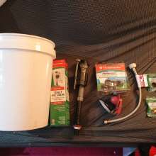 JD and Messy Andi: New water release bucket project