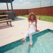 WetlookFashion: Jasmine Gets Wet in a White Jumpsuit and Heels