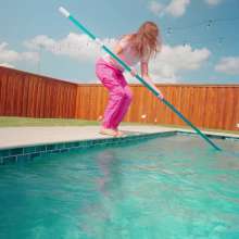 WetlookFashion: Joy Falls in the Pool In Cargo Pants and a T-shirt