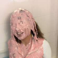 Slimed Models: Karina Slimed for the First Time!  (Pretty in Pink)