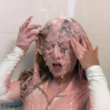 Slimed Models: Karina Slimed for the First Time!  (Pretty in Pink)