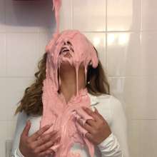Slimed Models: Karina Slimed for the First Time!  (Pretty in Pink)