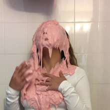 Slimed Models: Karina Slimed for the First Time!  (Pretty in Pink)