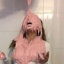 Slimed Models: Karina Slimed for the First Time!  (Pretty in Pink)