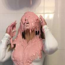 Slimed Models: Karina Slimed for the First Time!  (Pretty in Pink)