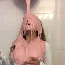 Slimed Models: Karina Slimed for the First Time!  (Pretty in Pink)