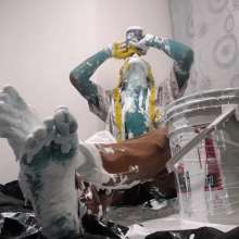 MessyGuys: Long Curly Haired Rocker Head Dunking + Fully Covered