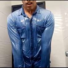WETColours: Luke Super Wet-shirt and Jeans in Shower