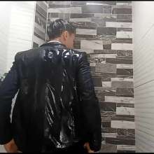 WETColours: Luke Takes a Shower Wearing a Jacket with Shirt and Pants