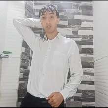 WETColours: Luke Takes a Shower Wearing a Jacket with Shirt and Pants