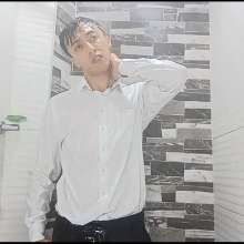 WETColours: Luke Takes a Shower Wearing a Jacket with Shirt and Pants