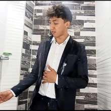 WETColours: Luke Takes a Shower Wearing a Jacket with Shirt and Pants