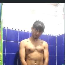 WETColours: Mike Wet and Sexy in the Shower with White Shirt and Pants