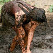 dlodoski: Andrea and Cherry Peat Bog Wrestling, Ultimate Edit--Photos
