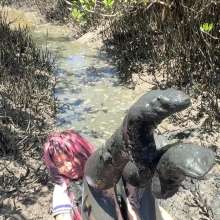Messy Temptress: Mud Stuck Schoolgirl Trashed in Cosplay and Heels
