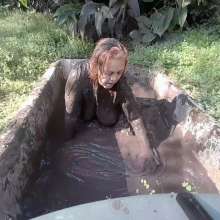 Darkabyss445: My Topless, Sensual Blue Jeans Muddy Spoil