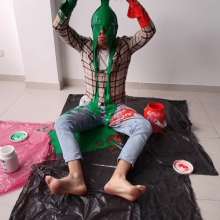 MessyGuys: Nerdy Twink Covers in Slime after Shaving His Head