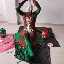 MessyGuys: Nerdy Twink Covers in Slime after Shaving His Head