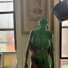 Slimed Models: New Model Katerina Gets Slimed for the First Time!