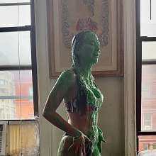 Slimed Models: New Model Katerina Gets Slimed for the First Time!