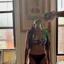 Slimed Models: New Model Katerina Gets Slimed for the First Time!