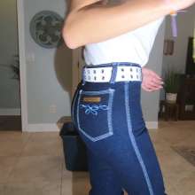 Tight and Wet Clothes: Oiled Wearing Skintight Designer Jeans and Boots