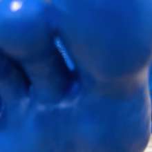 NynoGunge: Playing with Blue Painted Feet