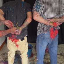 RevSlymsford: Rafa And Carlos Trashed Fully-Clothed By Jonjo + Bernard