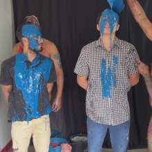 RevSlymsford: Rafa And Carlos Trashed Fully-Clothed By Jonjo + Bernard