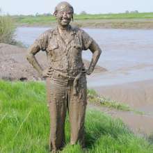 DungeonMasterOne: Rosemary's Denim Jumpsuit Mudbath