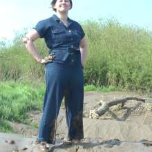 DungeonMasterOne: Rosemary's Denim Jumpsuit Mudbath