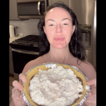 Slimed Models: Haley's Back for More Naked Pies!