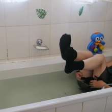 Thefetishgirl: Sexy Wet Sock Play