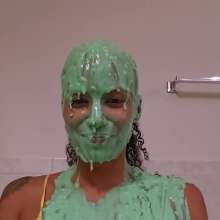 Slimed Models: Victoria Chunky Green Slimed