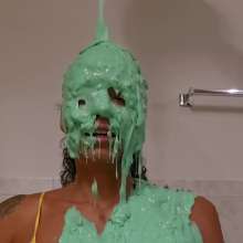 Slimed Models: Victoria Chunky Green Slimed