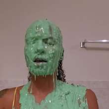Slimed Models: Victoria Chunky Green Slimed