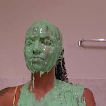 Slimed Models: Victoria Chunky Green Slimed