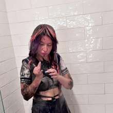Messy Temptress: Muddy Schoolgirl Shower (BTS Mud + Cleanup Footage)