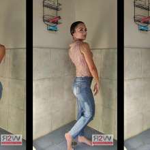 Ready2Wam Studio: Wet Time with Diana in Blue Jeans