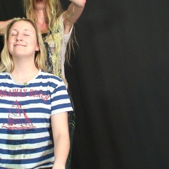 MissT: 2 Blondes in Quickfire Splosh Quiz - Messy Angel