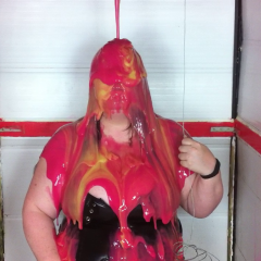 CandyCustard: Candy in PVC Gunge Tank