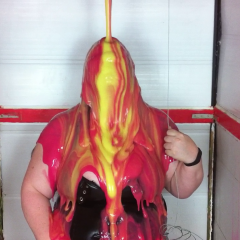 CandyCustard: Candy in PVC Gunge Tank