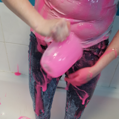jamcustard22: gf first time playing with gunge!