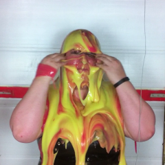 CandyCustard: Candy in PVC Gunge Tank