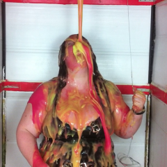 CandyCustard: Candy in PVC Gunge Tank