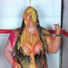 CandyCustard: Candy in PVC Gunge Tank